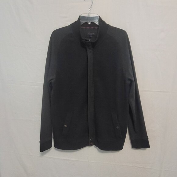 Ted Baker Jensill Herringbone Zip Cardigan Size 5 (US L) - Picture 12 of 16